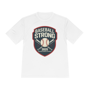 Baseball Strong Shield Logo Performance Tee
